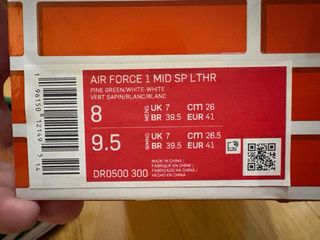 Nike Air Force 1 Mid x Off-White Verde