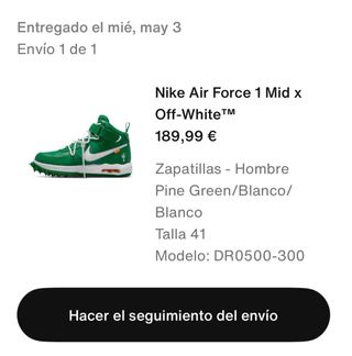 Nike Air Force 1 Mid x Off-White Verde