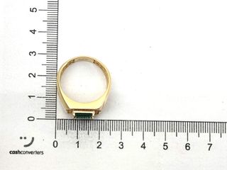 sello oro 18k con piedra con circonita t. 24 (20,38 mm)