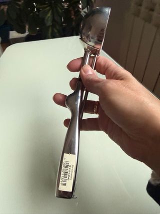 Cuchara para helado de metal