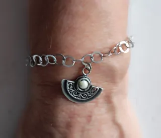 Pulseras Plata de Ley y Cuero