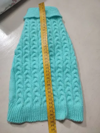 Maglioncino per cani color verde acqua