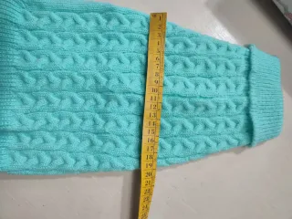 Maglioncino per cani color verde acqua