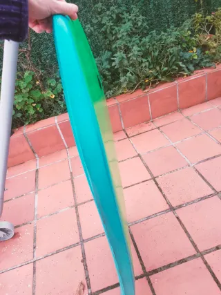 Bodyboard Paipo Verde y Azul 100cm x 50 cm