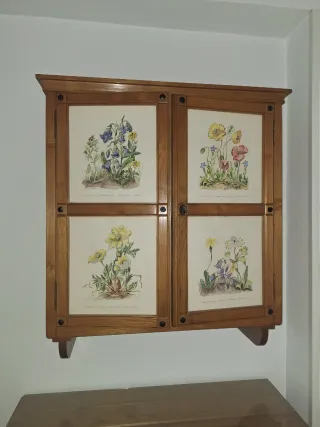 Conjunto Muebles Madera Maciza