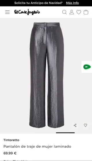 Traje Tintoretto gris/plateado