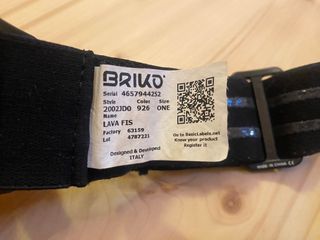 Gafas de esquí negras BRIKO