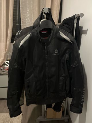 Chaqueta Moto Verano Armure Negra XS