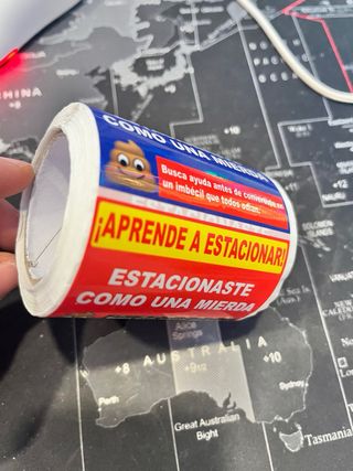 Rollo de pegatinas Aprende a estacionar