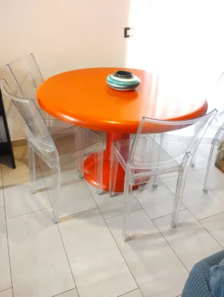 Set 4 Sedie Kartell Trasparenti Originali