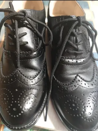 Scarpe stringate nere donna N°39