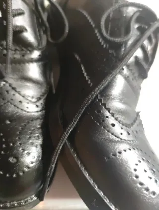 Scarpe stringate nere donna N°39