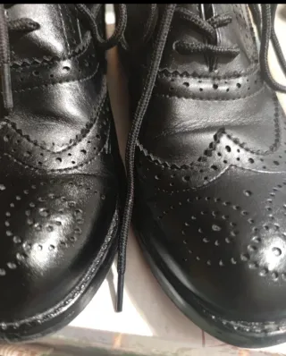 Scarpe stringate nere donna N°39