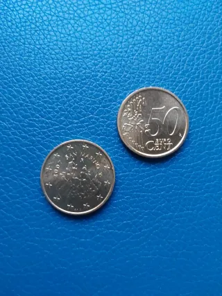 MONEDA 50 CÉNT EURO SAN MARINO 2018.DISEÑO INICIAL