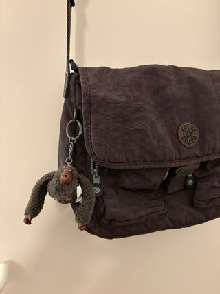 Borsa a tracolla Kipling marrone