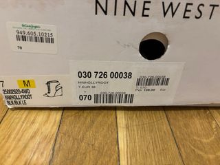 Sandalias Nine West cremallera negras