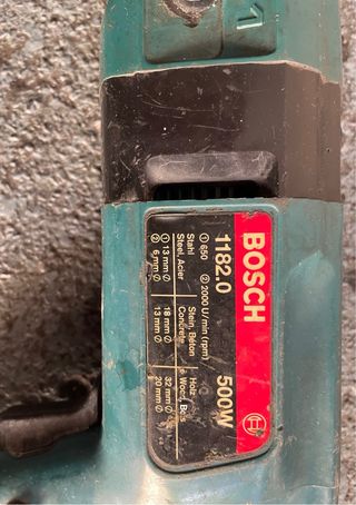 Taladro Bosch 1182.0 500W Percutor