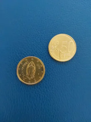 MONEDA 50 CÉNT EURO SAN MARINO 2018. NUEVO DISEÑO