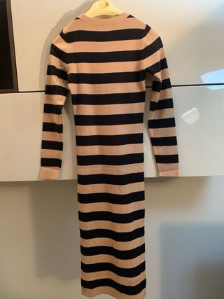 Vestito Lamoda tg XS righe beige/nere nuovo