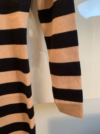 Vestito Lamoda tg XS righe beige/nere nuovo