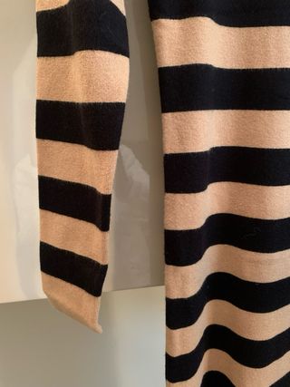 Vestito Lamoda tg XS righe beige/nere nuovo