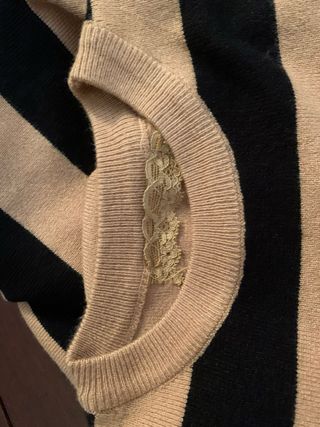 Vestito Lamoda tg XS righe beige/nere nuovo