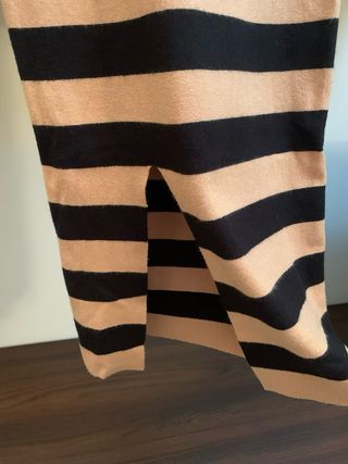 Vestito Lamoda tg XS righe beige/nere nuovo