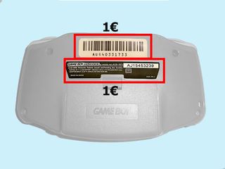 Tapa Game Boy Advance Naranja Transparente