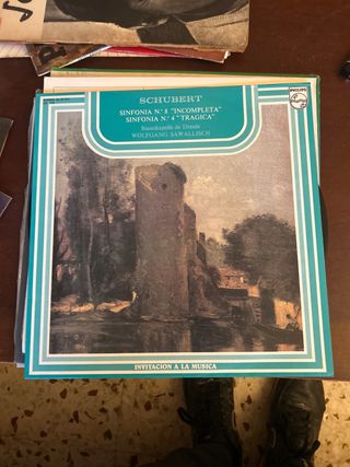 Vinilo Schubert Sinfonías 8 y 4 Philips