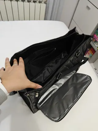 Bolso Nevera Negro Acolchado