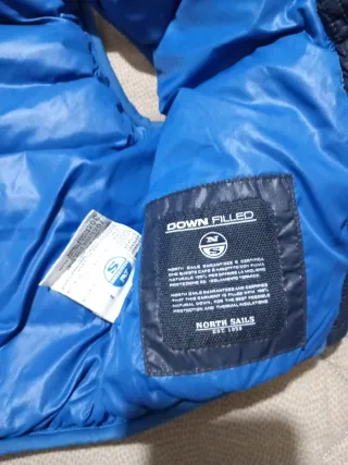 Piumino smanicato North Sails bimbo 18 mesi