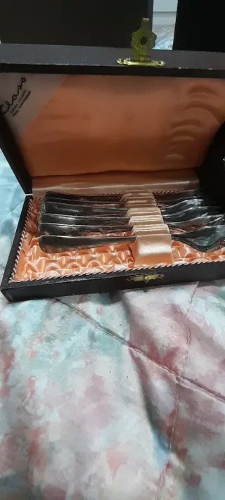 Lote 5 caixas prataria vintage Berne