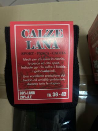 Calze Lana 39-42 lana e acrilico