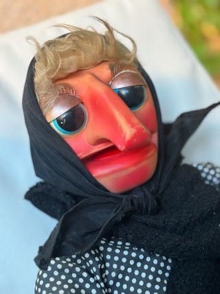 Muñeca antigua Doña Rogelia marioneta