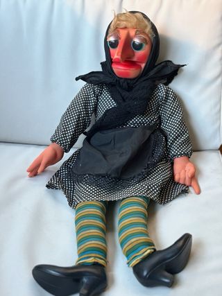 Muñeca antigua Doña Rogelia marioneta