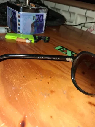 Gafas Ray-Ban Cats 5000 Negras Marrones