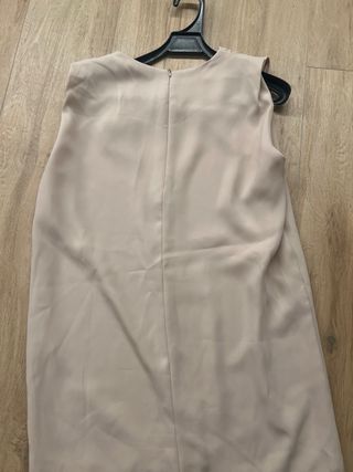 Vestido beige tirantes