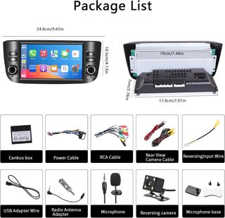 Autoradio per Fiat Punto 2010-2016 -  Nuovo