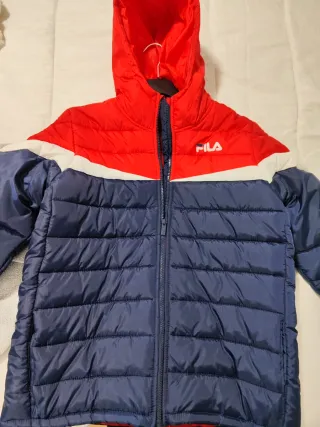 Chaqueta Fila niño roja y azul talla 16 años