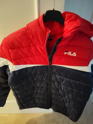 Chaqueta Fila niño roja y azul talla 16 años