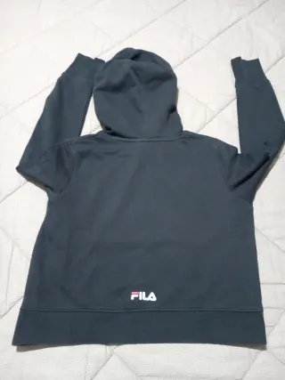 Felpa corta Fila con cappuccio