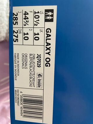 Zapatillas Adidas Azul y Beige