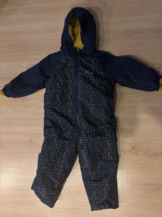 Mono de nieve infantil estampado