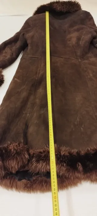 Abrigo pelliza ante marrón