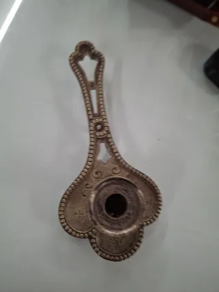 Palmatoria de alpaca