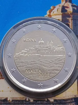 2€ Malta 2025 Mdina Coincard