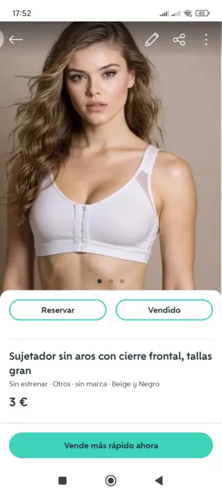 Pack 2 Sujetadores sin aros