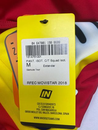 Culote largo españa movistar