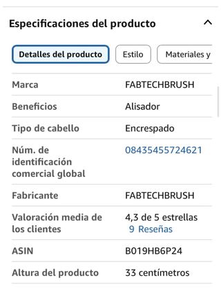Cepillo Alisador Fabtechbrush