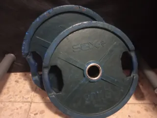Discos de Caucho 20kg Gimnasio
